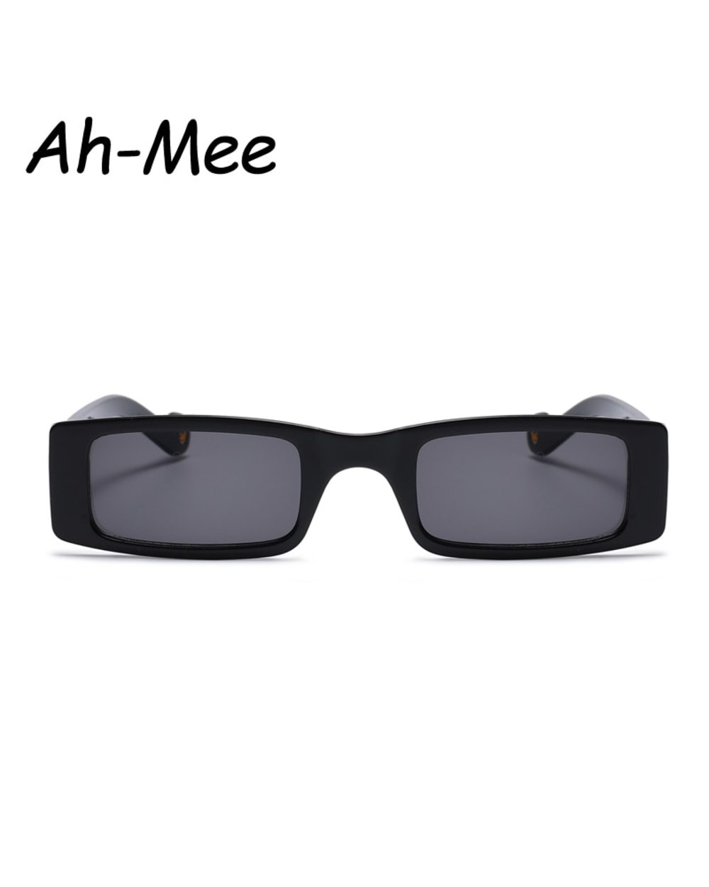 New Rectangle Sunglasses Women Fashion Small Square Frame Vintage Brand Sun Glasses Men Shades Retro Clear Green Oculos front-2