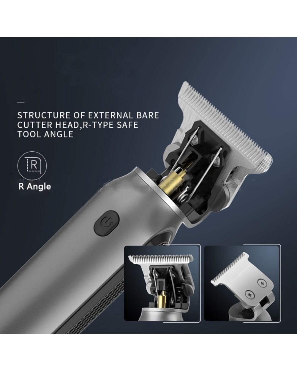 Kemei Rechargeable Electric Cordless Hair Clipper New Hair Clipper Men Shaver Trimmer For Barber Professional Beard Tri front-1