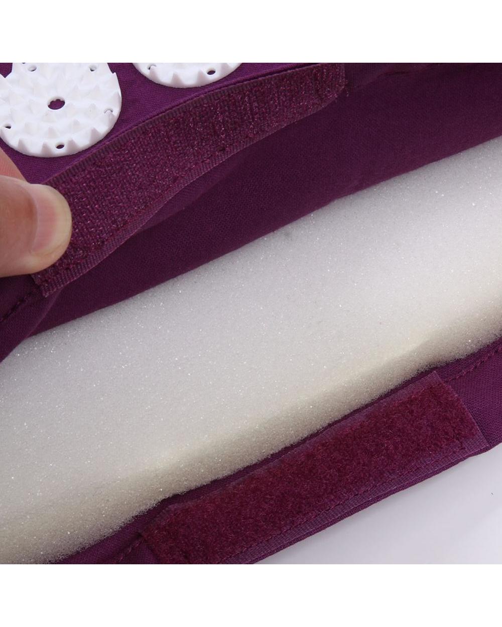 Massage Mat Acupressure Mat Yoga Lotus Spike Relieve Back Body Pain Spike Applicator Yoga Mat Bag Pranamat front-5