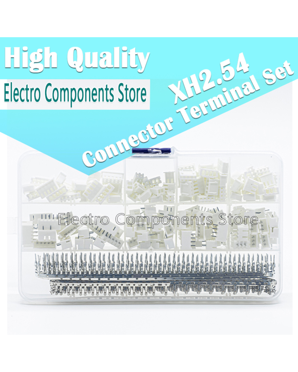 560Pcs Xh2.54 2P 3P 4P 5 Pin 2.54Mm Pitch Terminal Kit / Housing / Pin Header Connector Wire Connectors Adaptor Xh Kits front-0