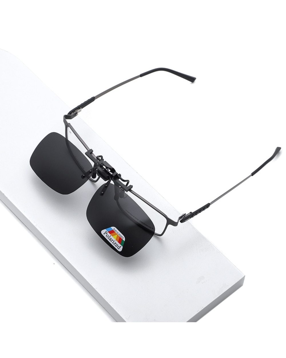Seemfly Sunglasses Clip For Myopia Glasses Sunglasses Glasses Polarized Clip Driving Ultra-Light Fashion Different Sizes front-3