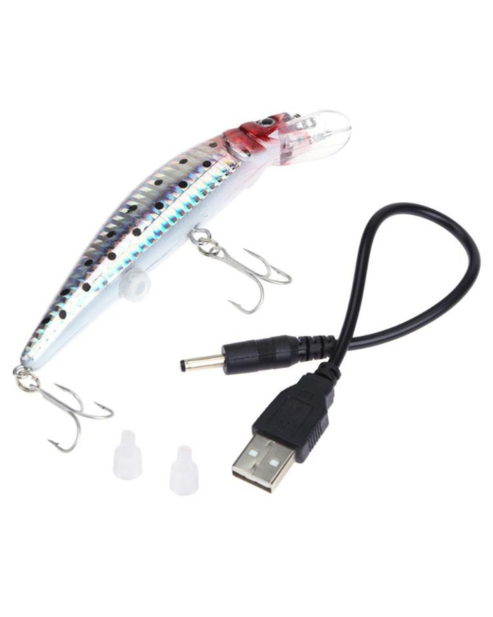 Robotic Fishing Lure Electric Wobbler For Electronic Bait Auto Swimming Swimbait Usb Rechargeable Led Light Professiona front-2