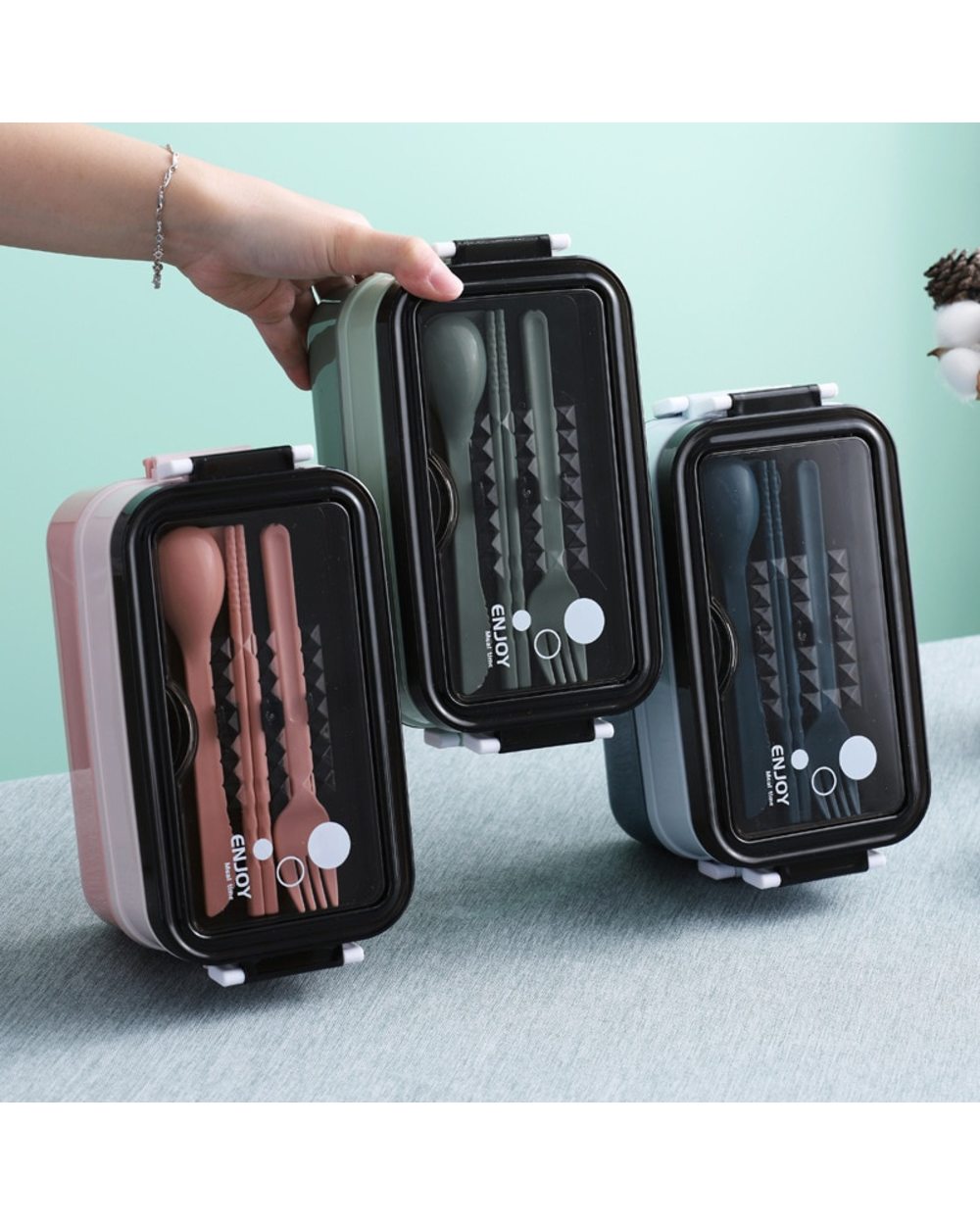 Stainless Steel Lunch Box Bento Box front-0