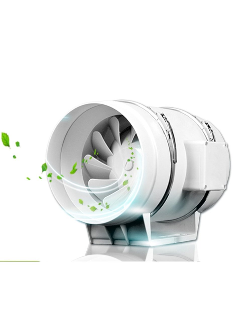 4/5/6 Inch Exhaust Fan Home Silent Inline Pipe Duct Fan Bathroom 220V Extractor Ventilation Kitchen Toilet Wall Air Cle front-2