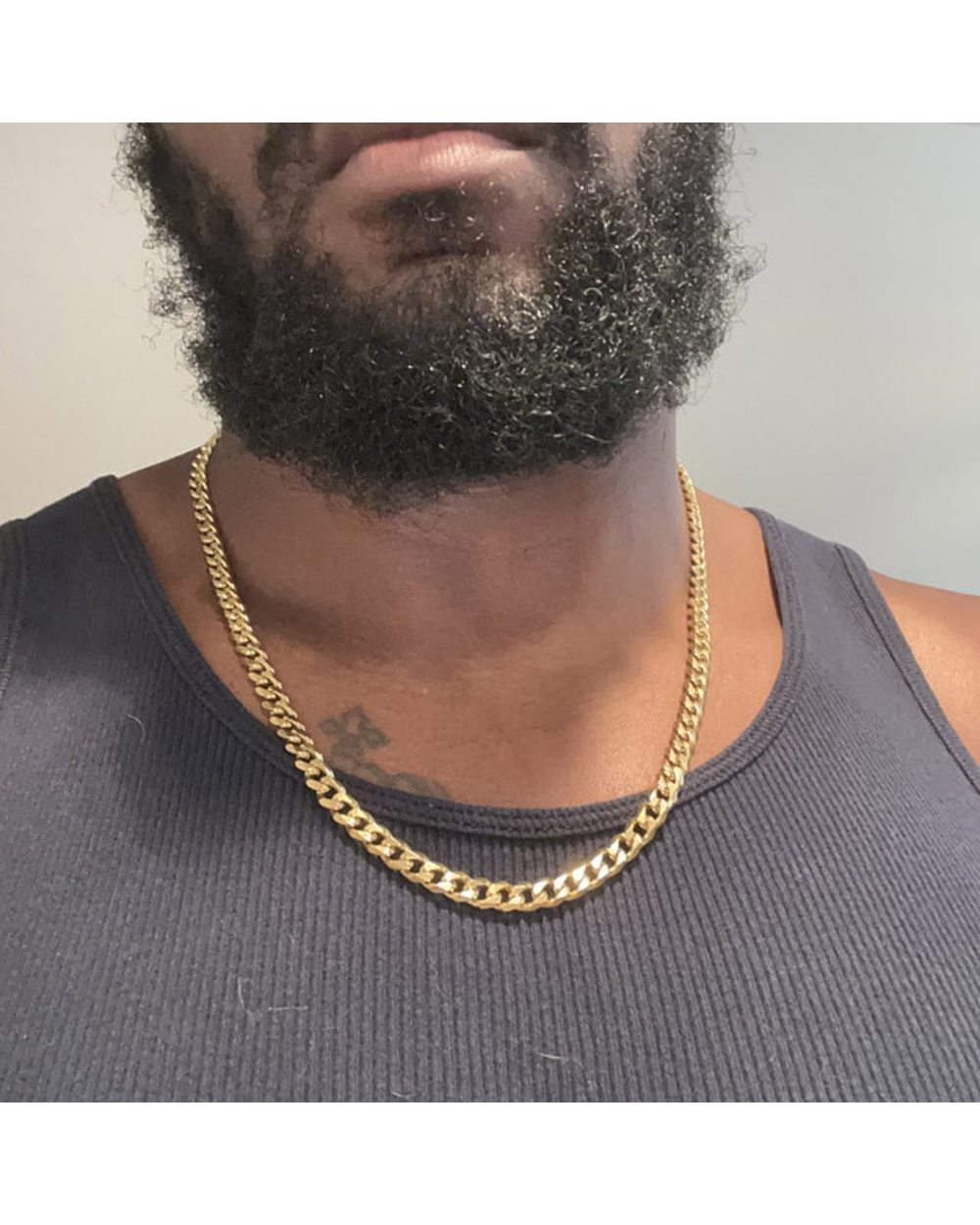 Classic Men Necklace Width 3 To 7 MM Stainless Steel Long Necklace For Men Women Chain Jewelry front-0