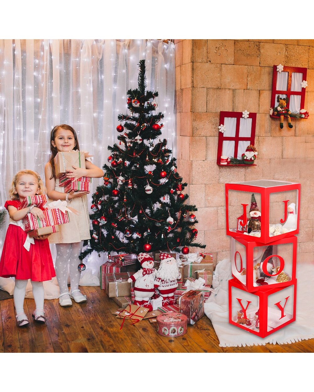 Merry Christmas Doll Box Ornaments Christmas Decorations For Home Christmas Tree Navidad 2022 New Year Gifts Xmas Noel front-1