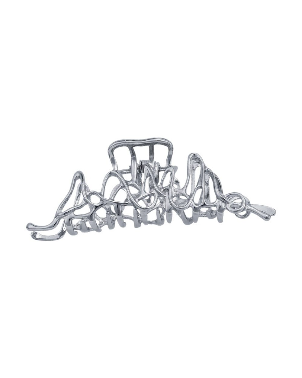 Personality Geometric Design Liquid Shape Claw-Style Hairpin Female Special-Shaped Disc Hair Strong Non-Slip Big Graspi front-5