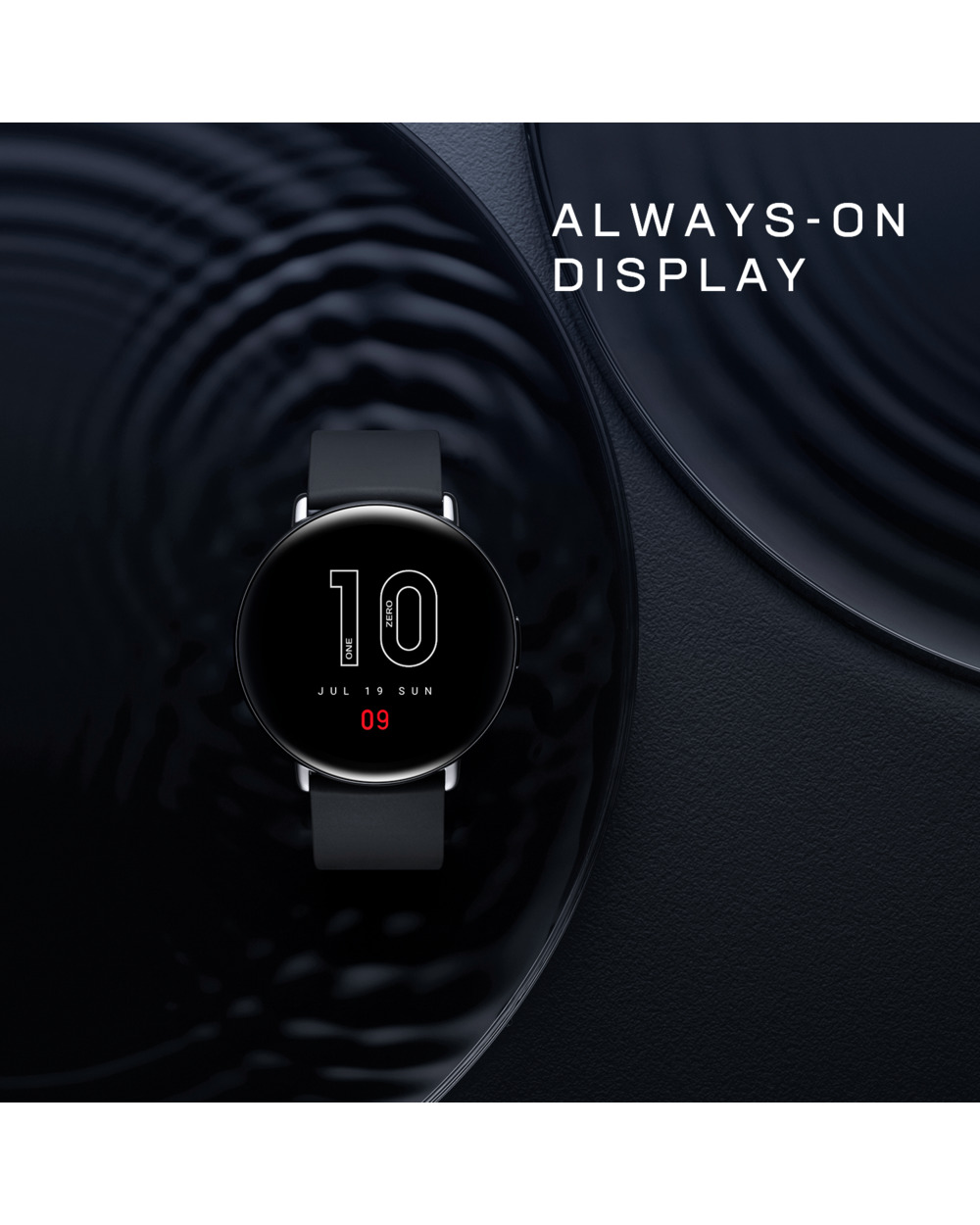 New Zepp E Circle Smartwatch 7 Days Battery 5Atm Water Resistant Smart Notification Sleep Quality Monitoring Smart Watch front-2