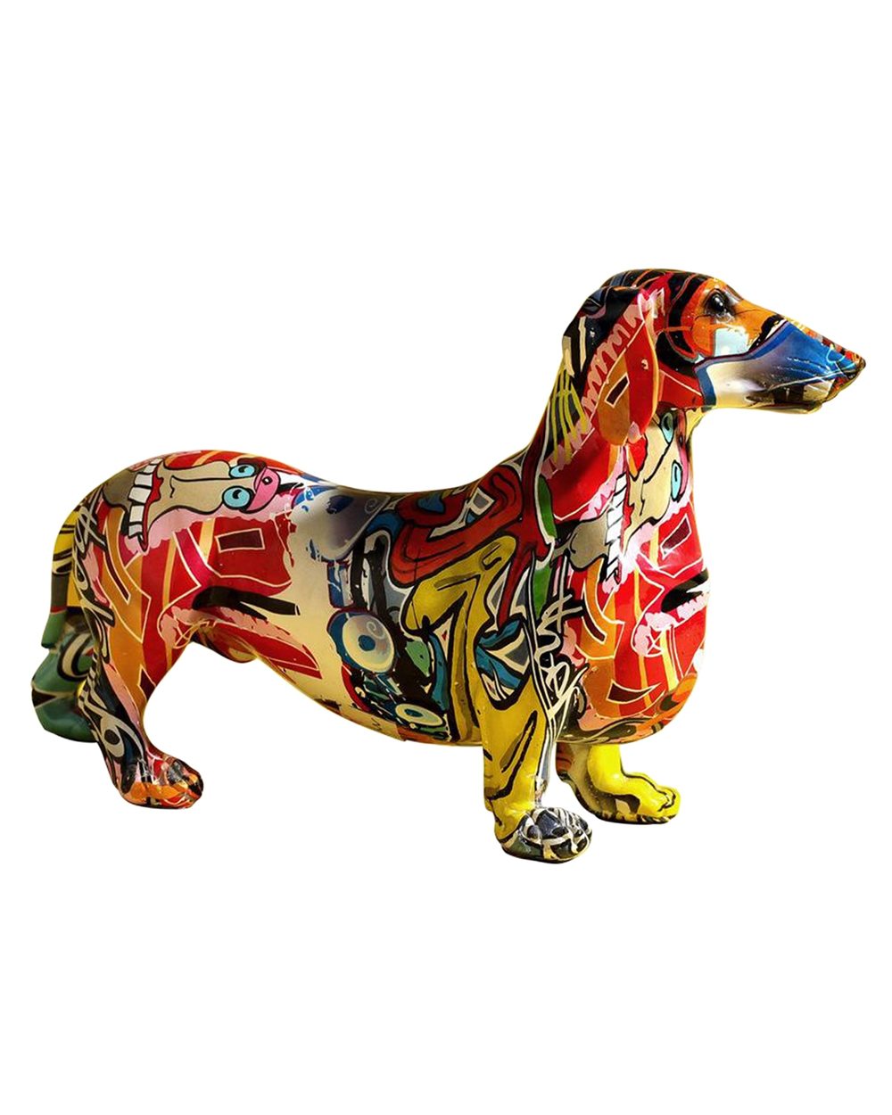 Dachshund Dog Sculpture Figurine Art Animal Statue Animal Figurine Ornament Statue Home Decor Office front-2