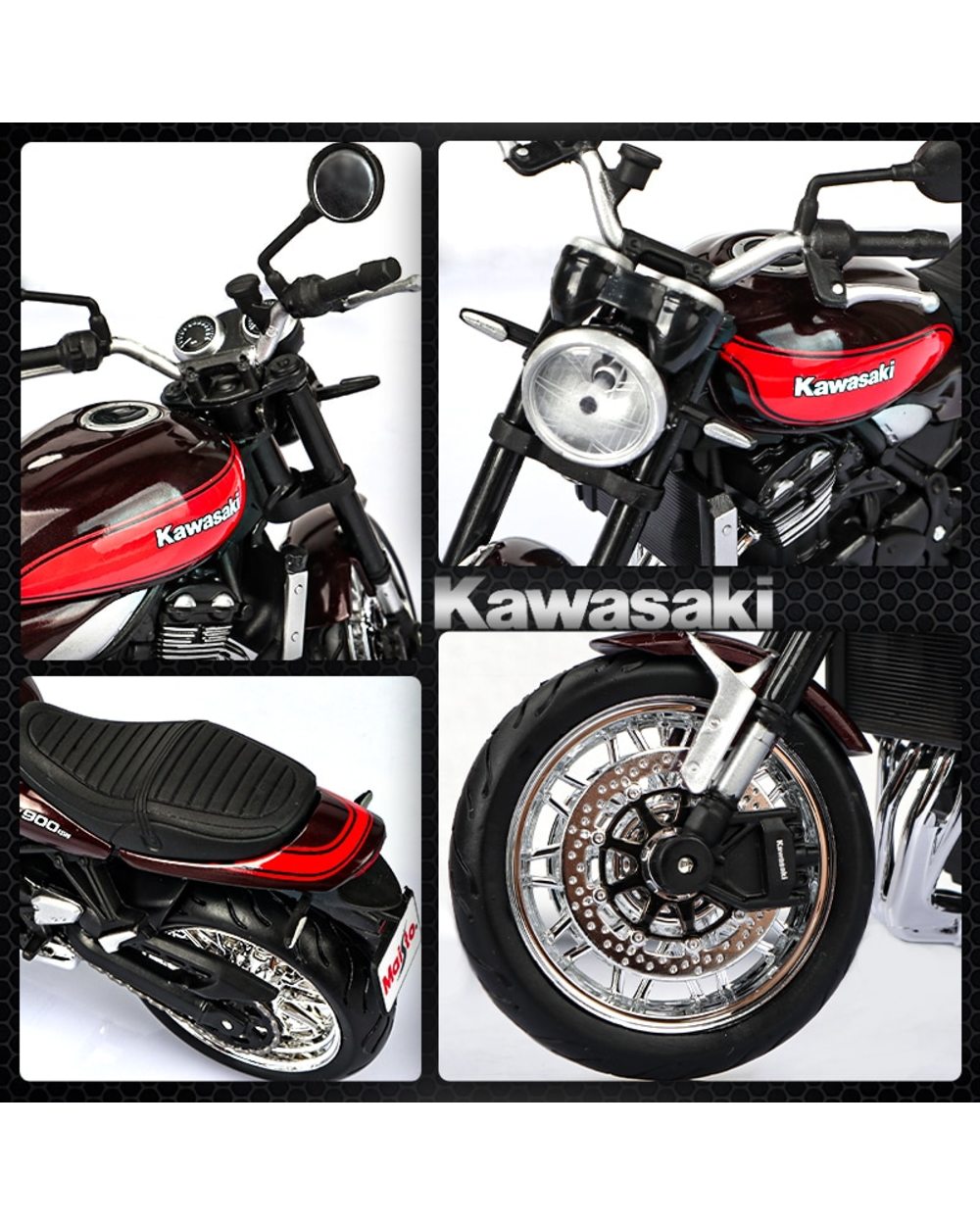 1:12 Diecast Motorcycle Model Toy i Z900RS Replica gift birthday gift christmas gift Collection front-3