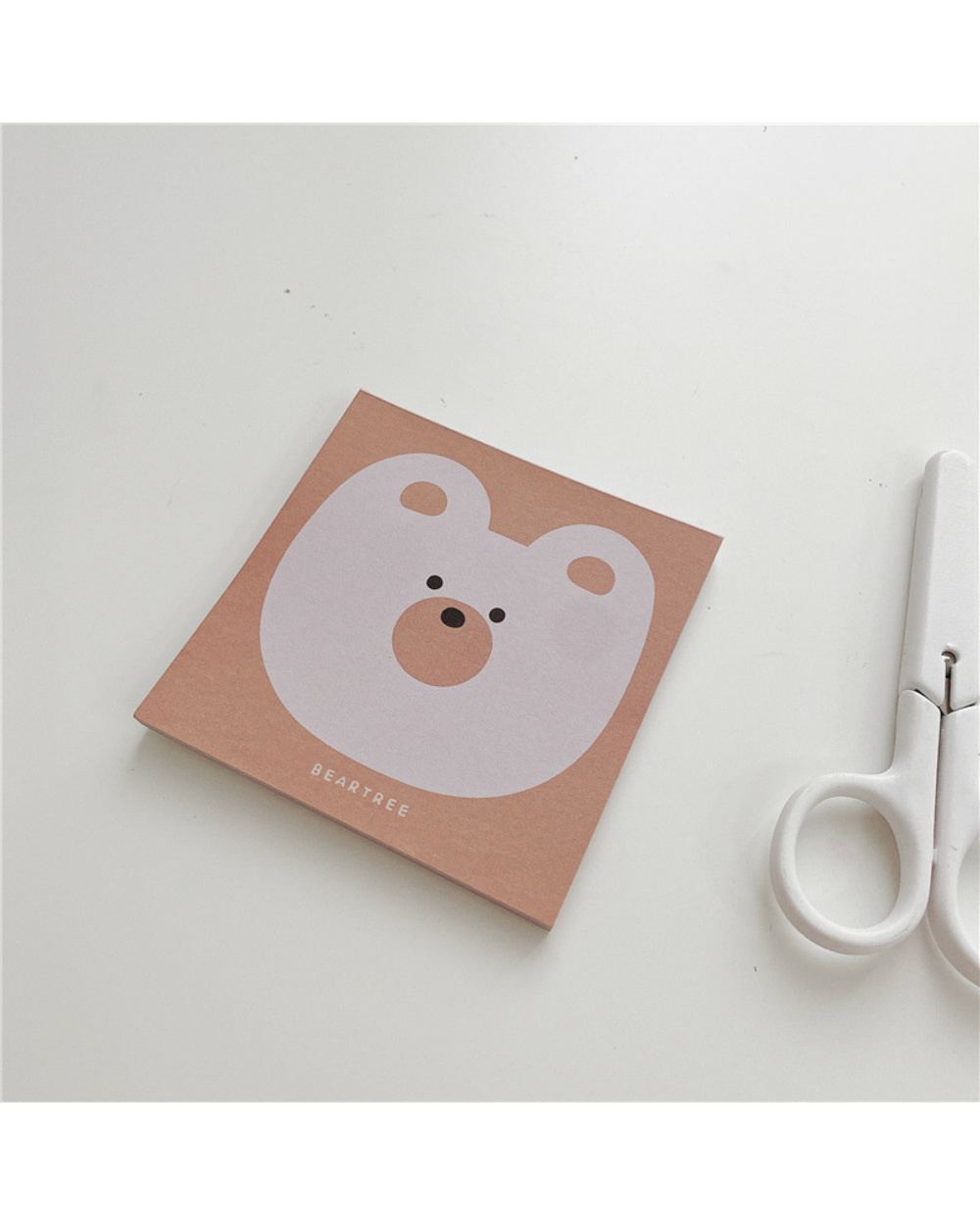 Ins Cartoon Cute Bear Khaki Memo Pad Student Mini Notepad Kawaii Stationery Office Record To Do List Message Paper 50 S front-3