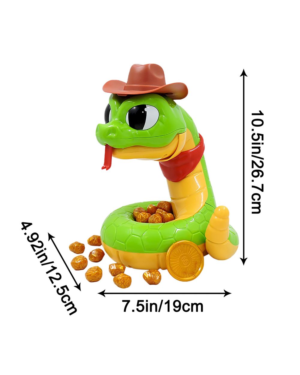 Electric Tricky and Scary Rattlesnake Toys Tricky Horror Snake Toys For Kids front-1