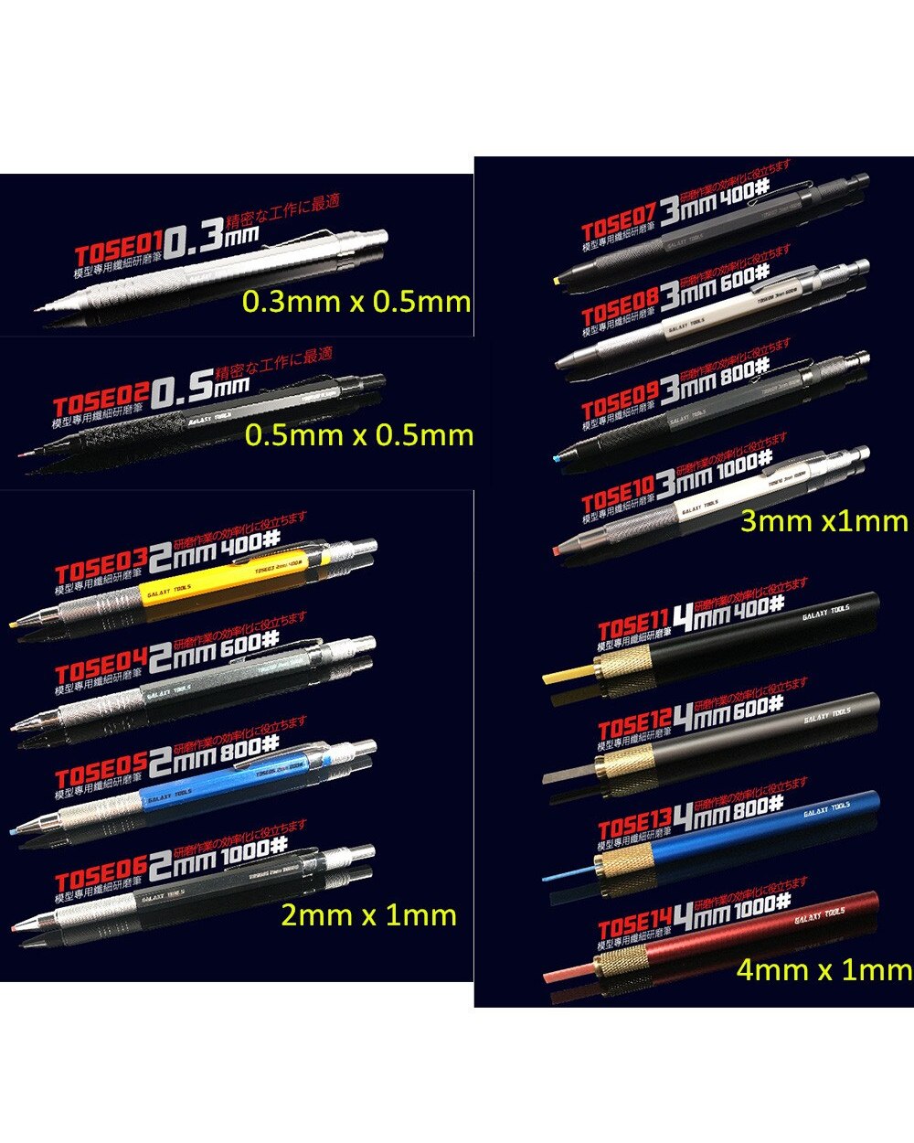 Tools Modelers Super Stick Polish Stone Pen Model Polishing Grinding Rod Precision Improvement front-1
