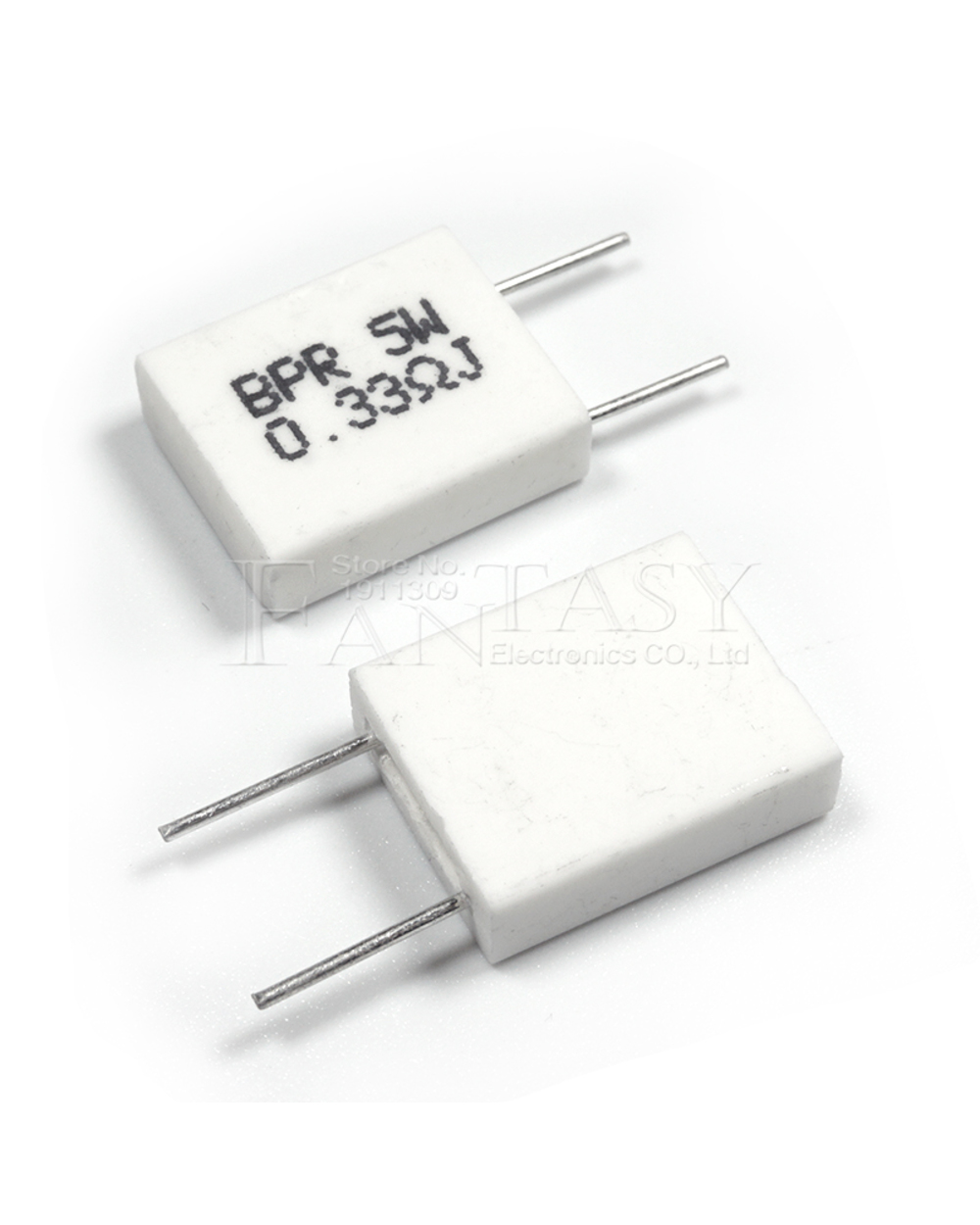 10Pcs Bpr56 5W 0.001 0.1 0.15 0.22 0.25 0.33 0.5 Ohm Non-Inductive Ceramic Cement Resistor 0.1R 0.15R 0.22R 0.25R 0.33R front-4