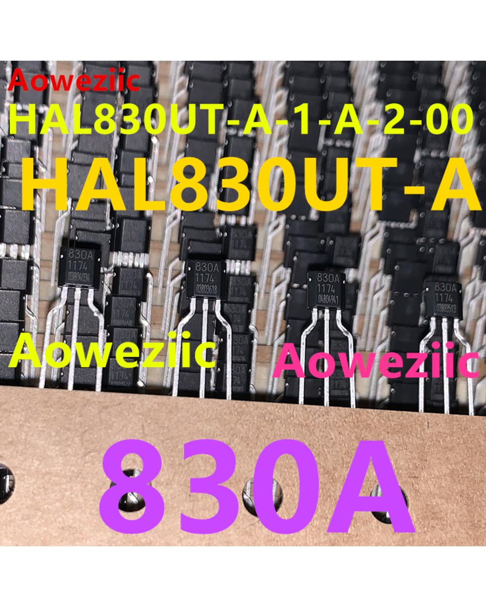 Aoweziic Hal830ut-A-1-A-2-00 Hal830ut-A 830A To-92Ua Robust Multi-Purpose Linear Hall-Effect Sensor New Imported Origin front-5