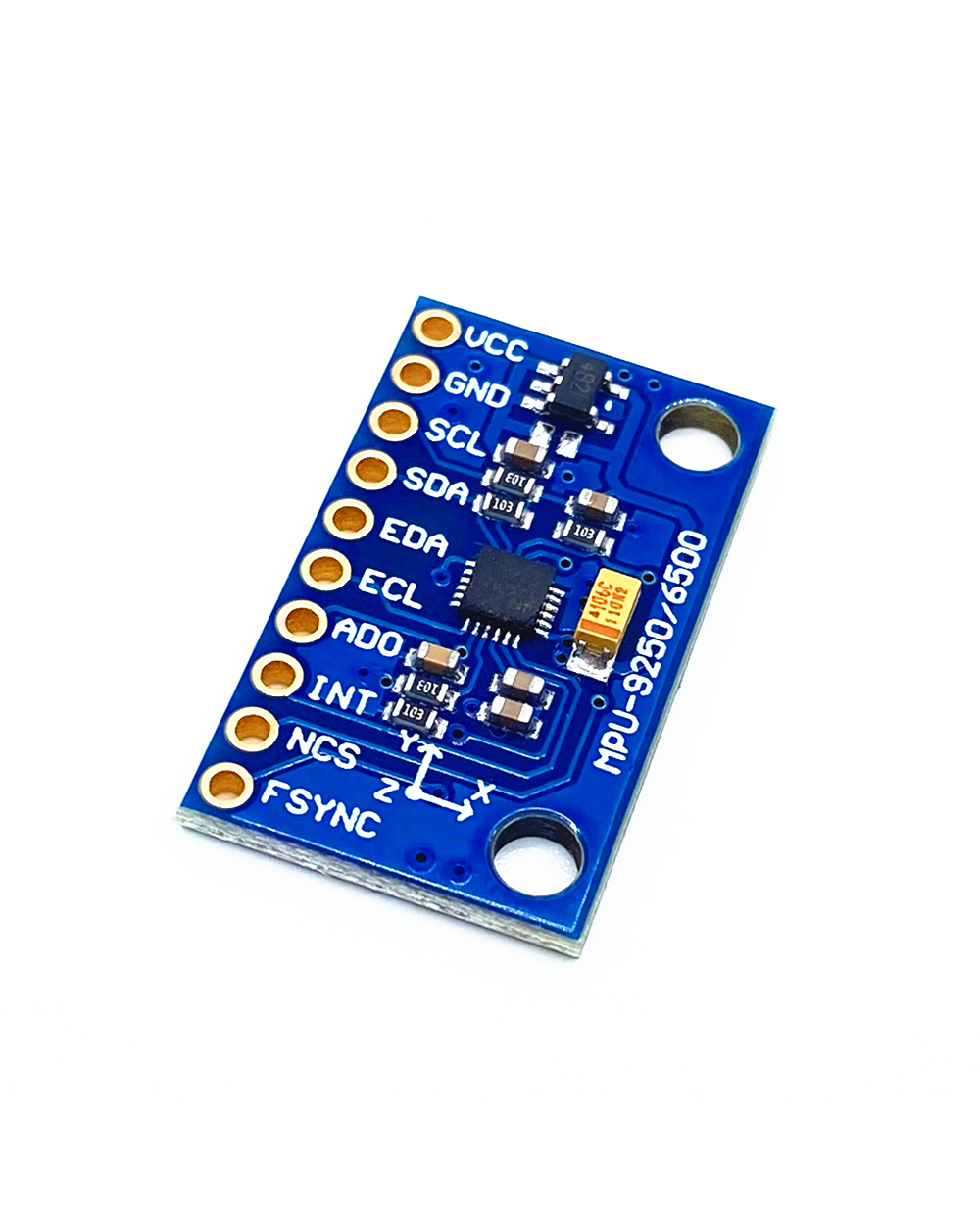 Spi Iic/I2c Gy-9250 Gy-Mpu6500 9-Axis Attitude +Gyro+Accelerator+Magnetometer Sensor Board Module Mpu9250 3-5V Power front-3