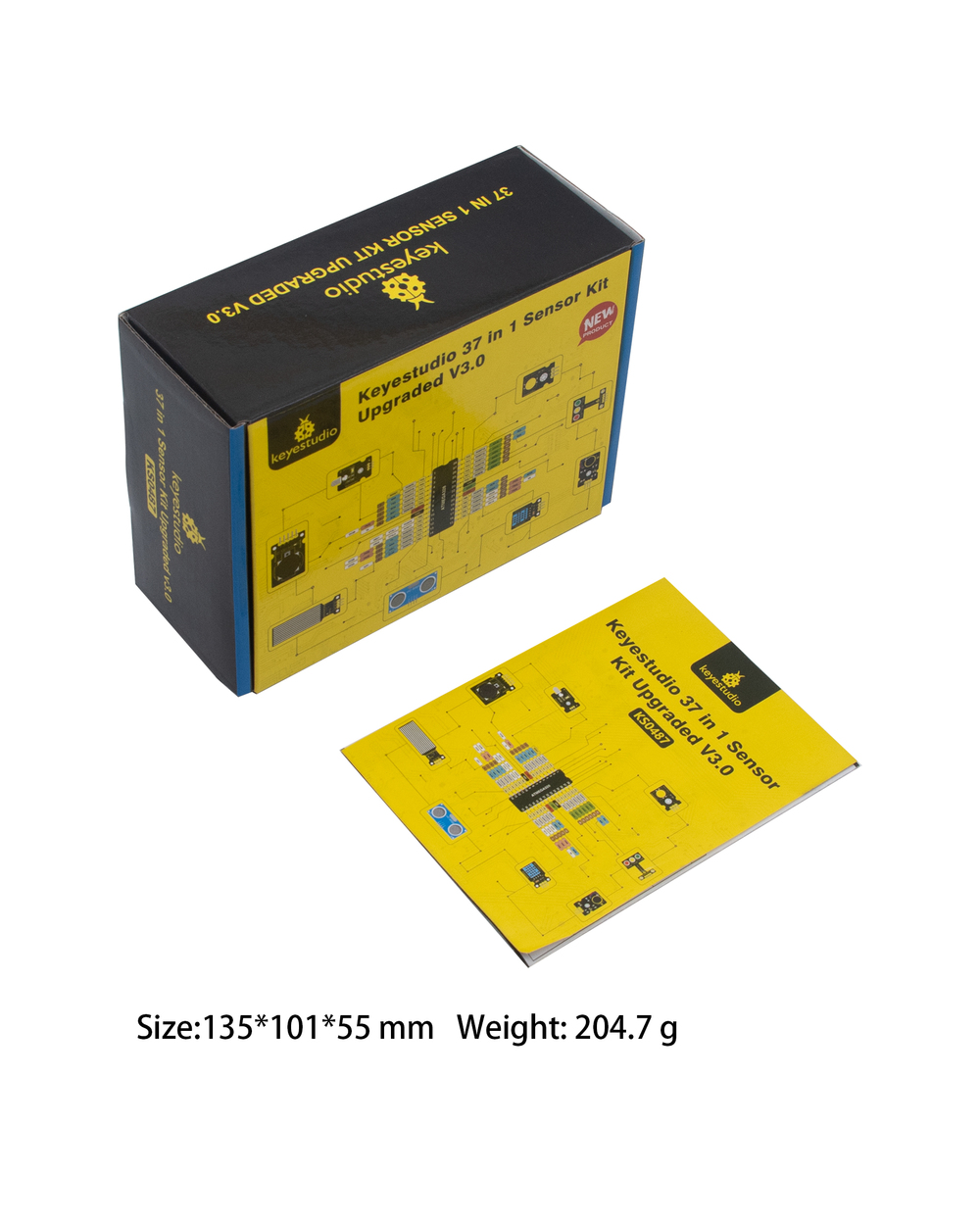 Keyestudio 37 In 1 Sensor Starter Kit Upgrade V3.0 For Arduino Starter Sensor Kit Stem Kids Programing+Ce Compliant front-5