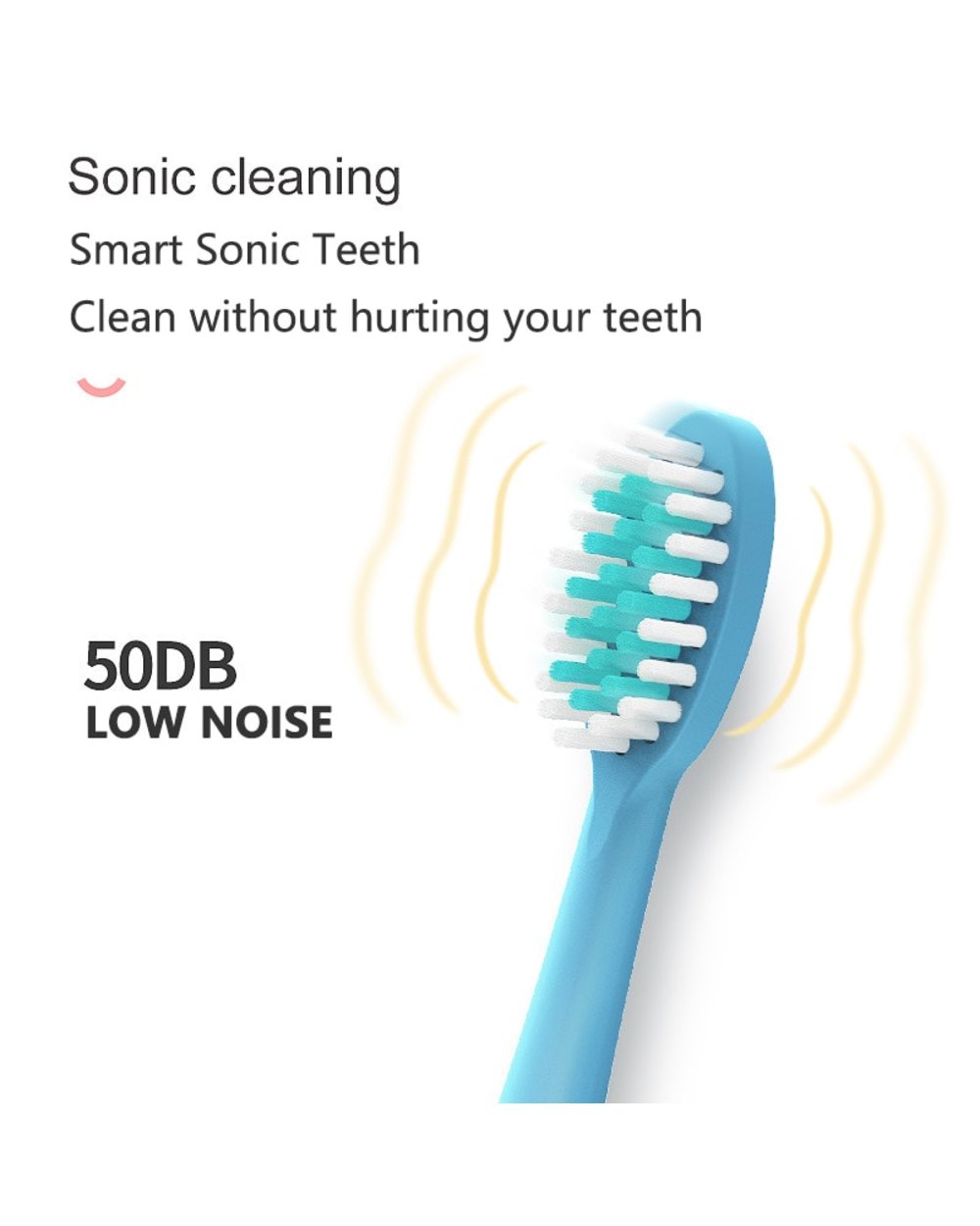 Loylov Sonic Electric Toothbrush For Children Soft Electric Toothbrushes Kids Clean And Whiten Waterproof Electric Toot front-4