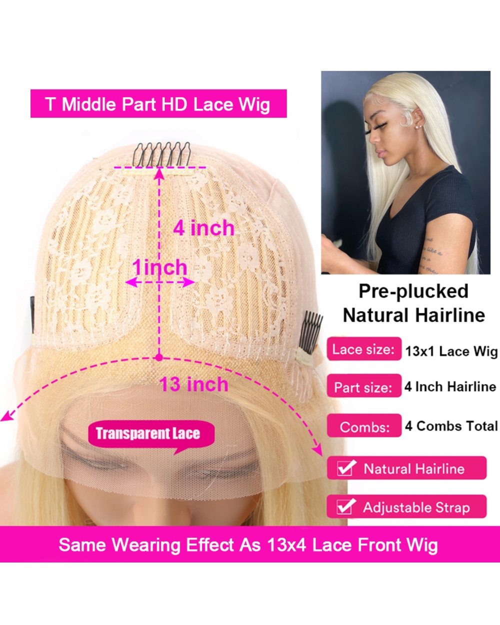 613 Lace Frontal Wig- Human Hair Full Lace Human Hair Wigs front-4
