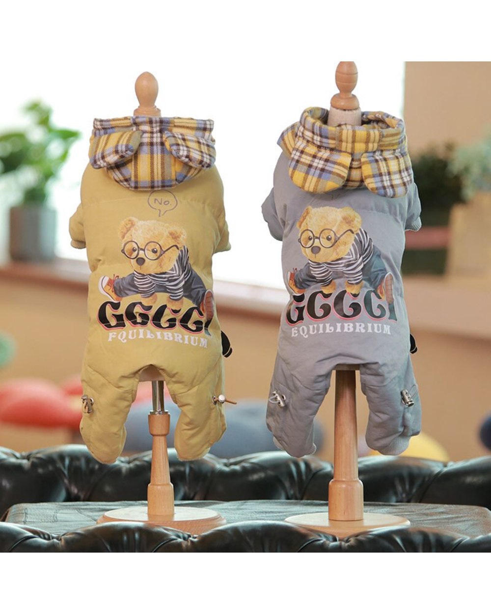 Autumn Winter Pet Dog Clothes For Small Medium Dogs Warm Coat Jacket Thicken Fleece Coat Chihuahua Yorkies Clothing front-1