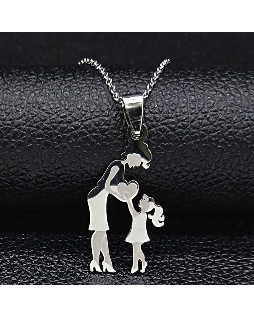 Exclusive Mother & Daughter Necklace Gift front-0