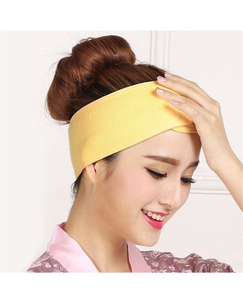 1Pc Wash Face Makeup Hair Band Womens Sweat Elastic Soft Headbands front-2