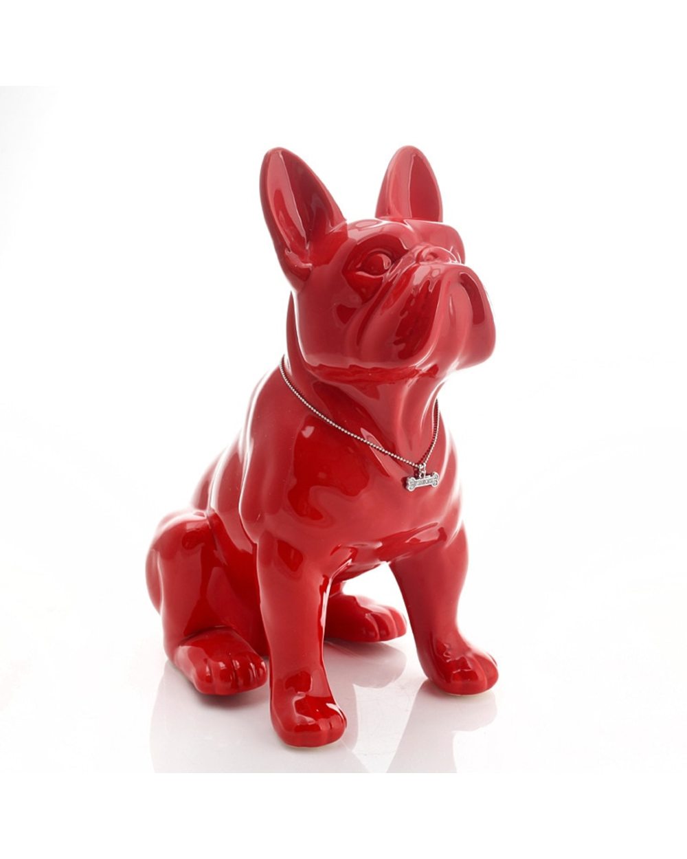 Bulldog Dog Statue Home Decoration Accessories Craft Resin Animal Ornament Figurine Living Room Sculpture front-1