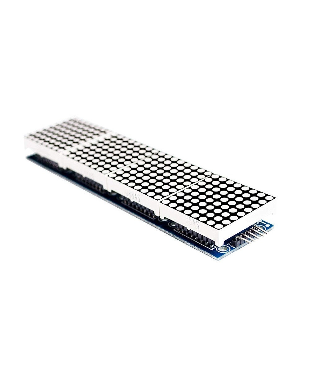 Max7219 Display Panel Dot Matrix Module Microcontroller 4 In One Display With 5P Line 4 In 1 Red Green For Arduino Diy front-2