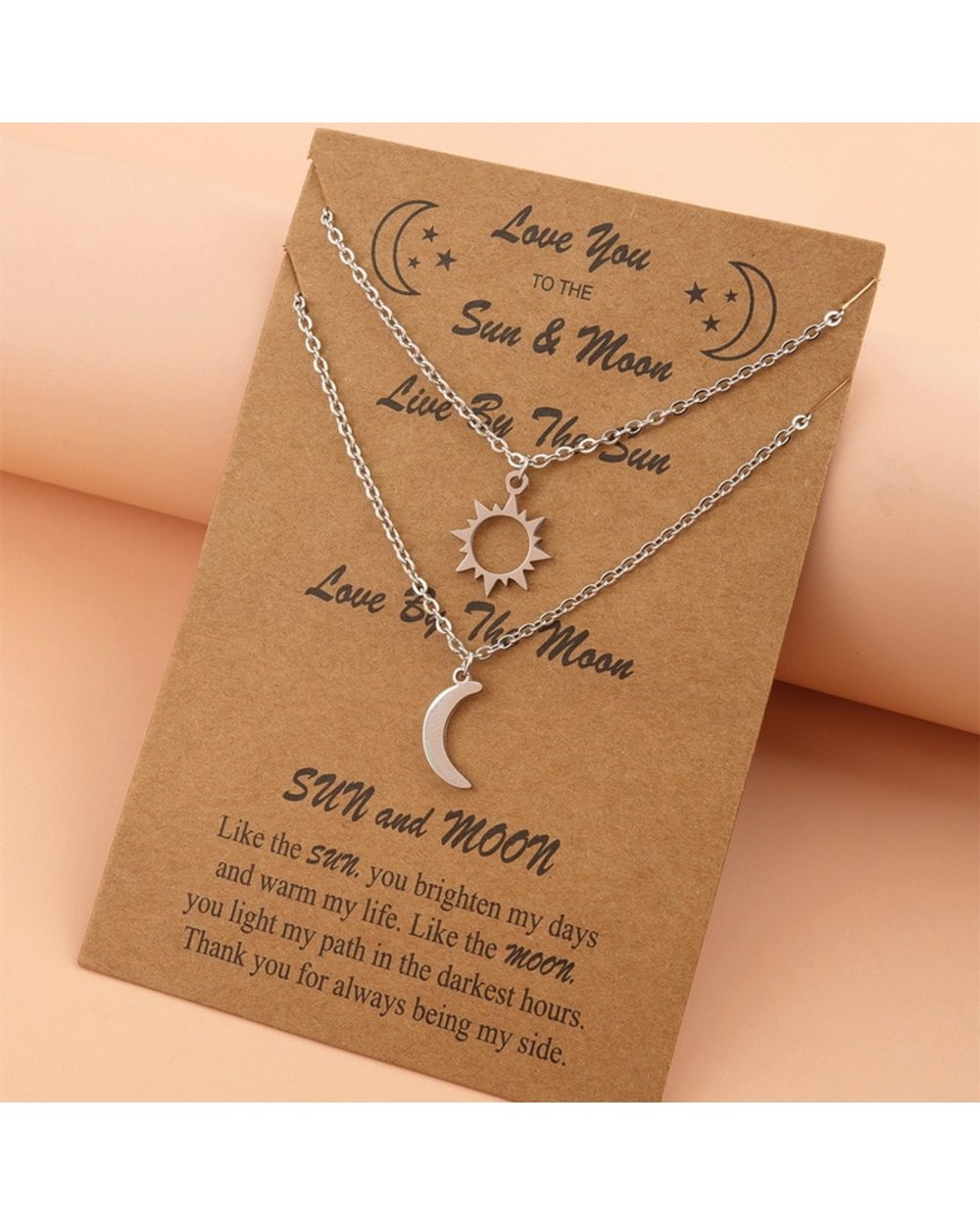 Moon Sun Necklace front-0