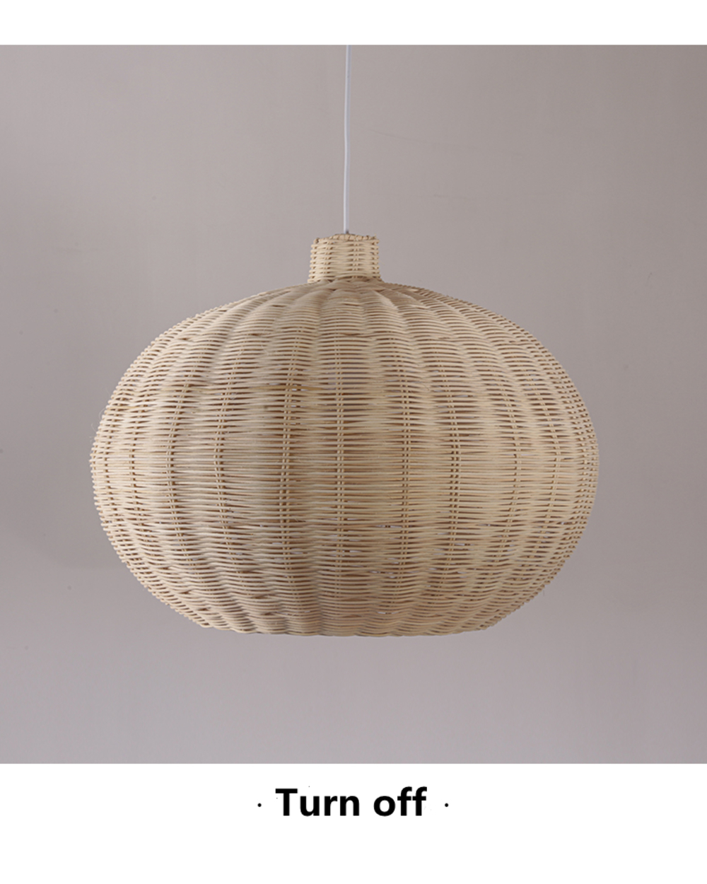 Nordic Pastoral Creative Rattan Art Lamp Farmhouse Restaurant Home Bedroom Living Room Pot Shop Kitchen Bamboo Pandent front-5