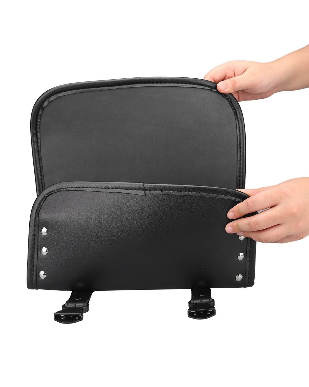 Motorcycle Bag Saddlebags PU Leather front-5