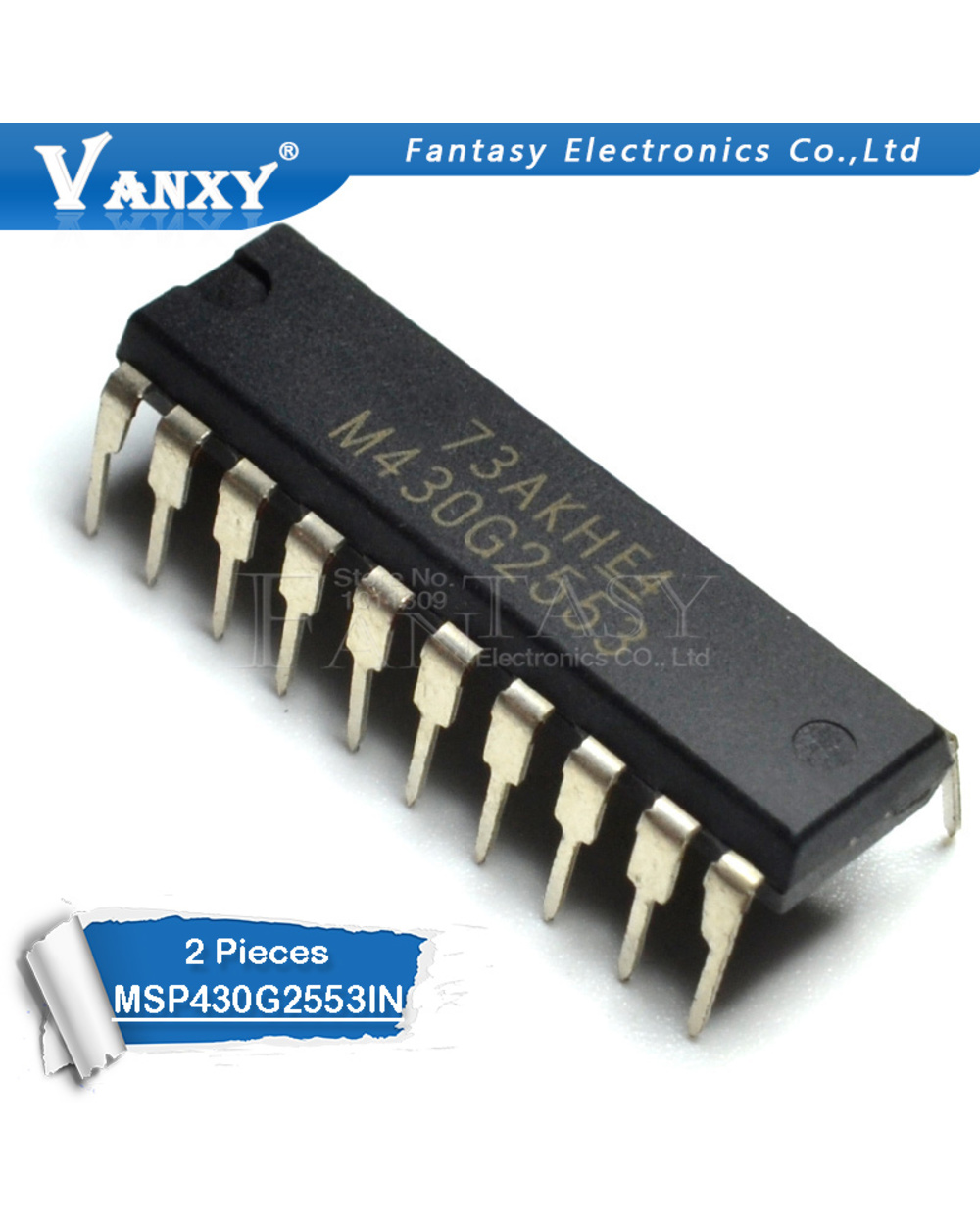 2Pcs Msp430g2553in Dip20 M430g2553 Dip-20 Msp430g2553 Dip Msp430g2553in20 Msp430g2303in20 Msp430g2303 M430g2303 front-1