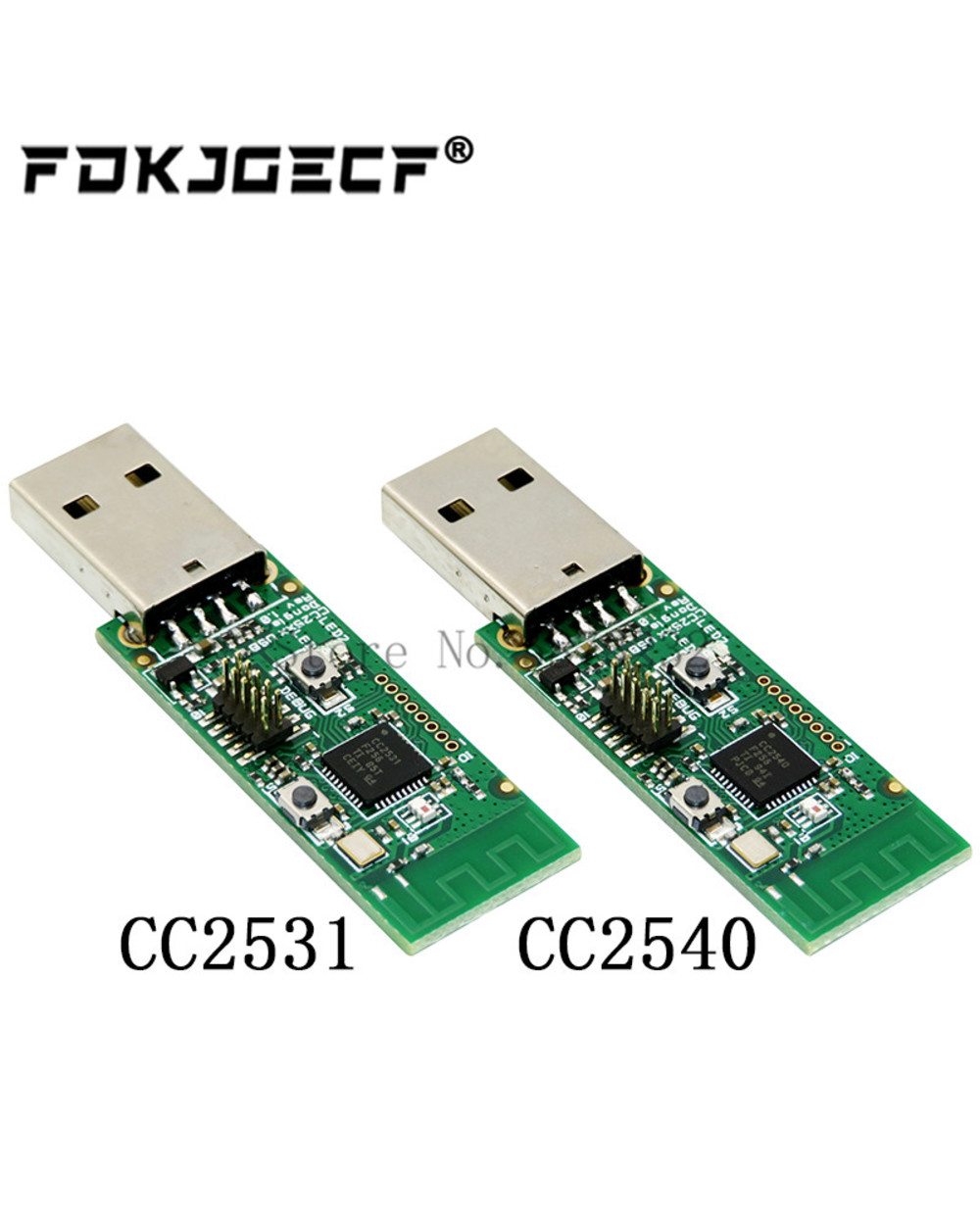 Wireless Zigbee Cc2531 Cc2540 Sniffer Bare Board Packet Protocol Analyzer Usb Interface Dongle Capture Packet Module +A front-1