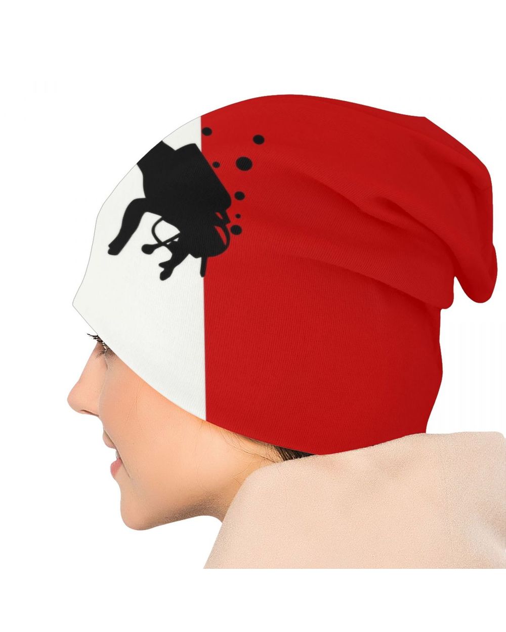 Scuba Dive Flag Bubble Skullies Beanies Caps Men Women Unisex Cool Winter Warm Knit Hat Adult Diving Diver Bonnet Hats front-5