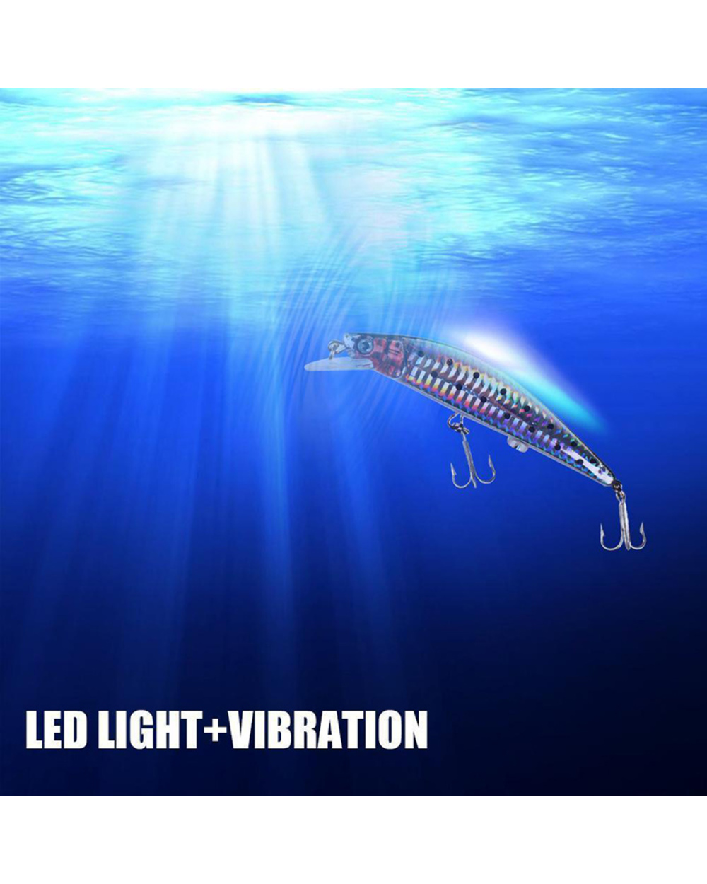 Robotic Fishing Lure Electric Wobbler For Electronic Bait Auto Swimming Swimbait Usb Rechargeable Led Light Professiona front-5