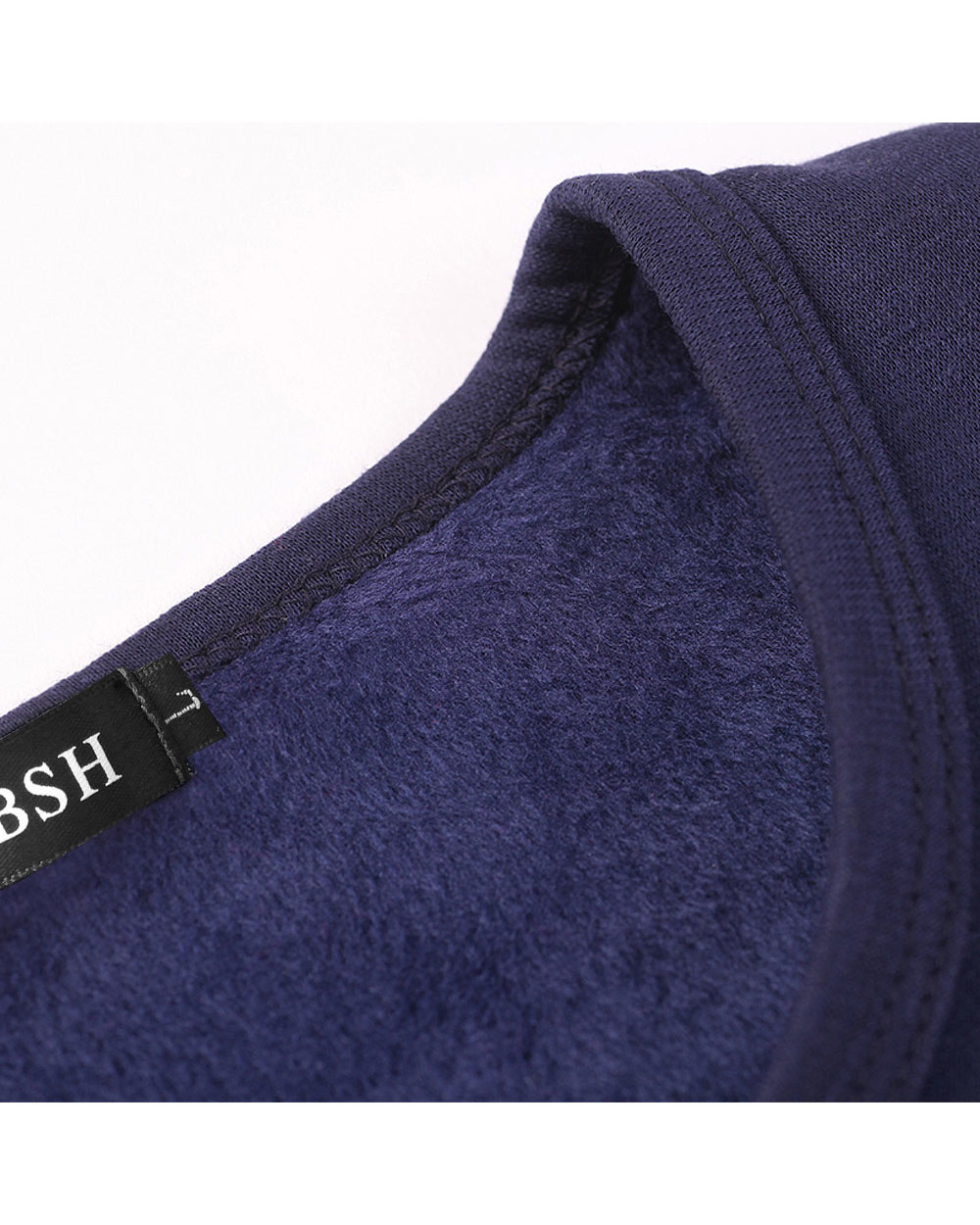 2021 High Quality Autumn Winter Mens Warm Thermal tshirt Man Long Sleeve Casual V Neck Velvet Thick Plus Thick T-Shirt M front-3