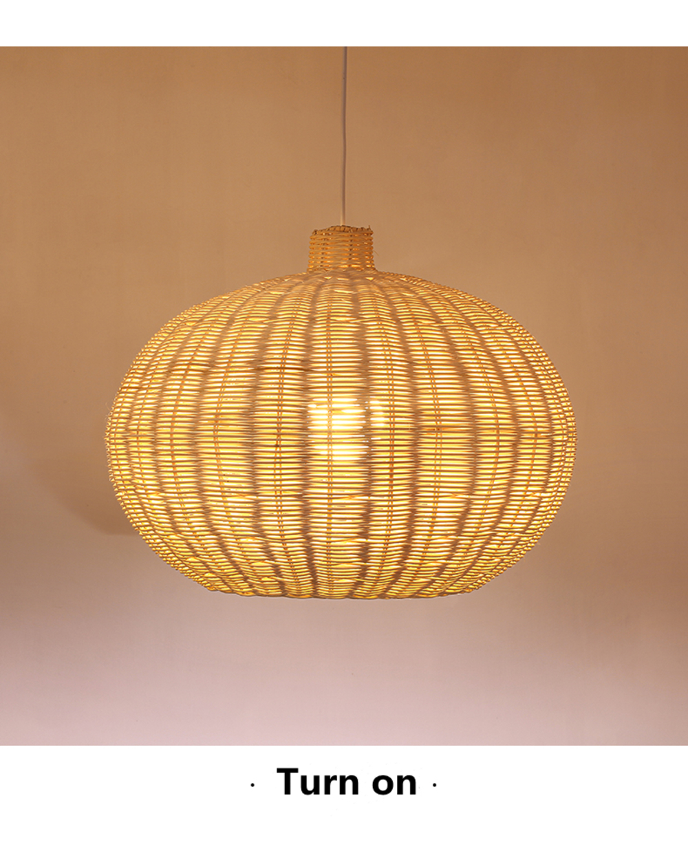 Nordic Pastoral Creative Rattan Art Lamp Farmhouse Restaurant Home Bedroom Living Room Pot Shop Kitchen Bamboo Pandent front-4