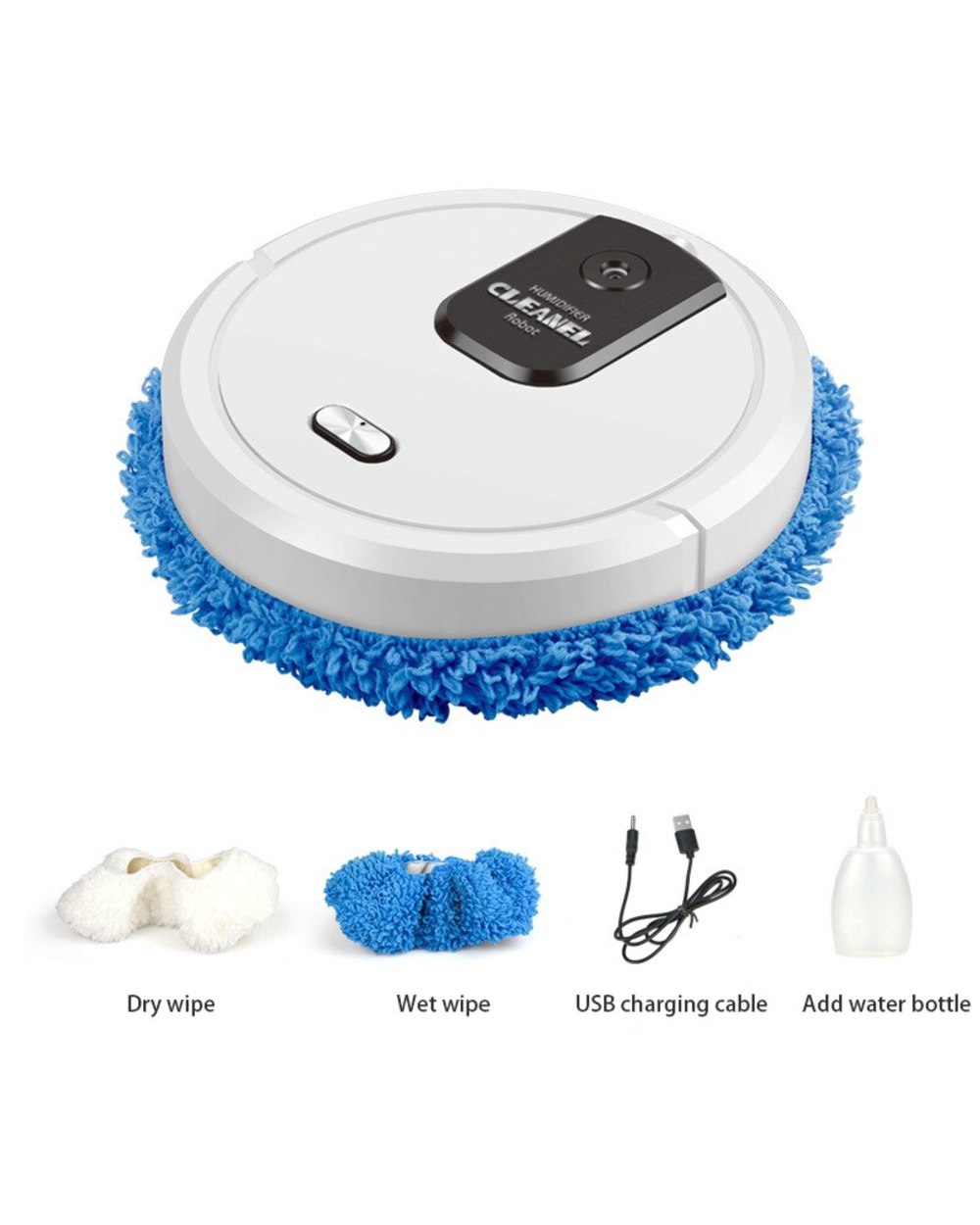 1500 Mah Home Wet Dry Sweeping Robot Mopping Machine Mop Sweeper Electric Sweeper Cordless Spin And Go Mop front-5