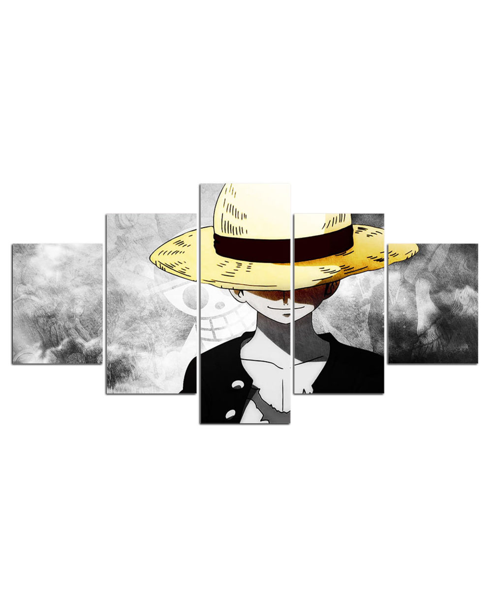 Janpanese Anime Poster Prints Anime 5 Panel Canvas Art Wall Decor front-1