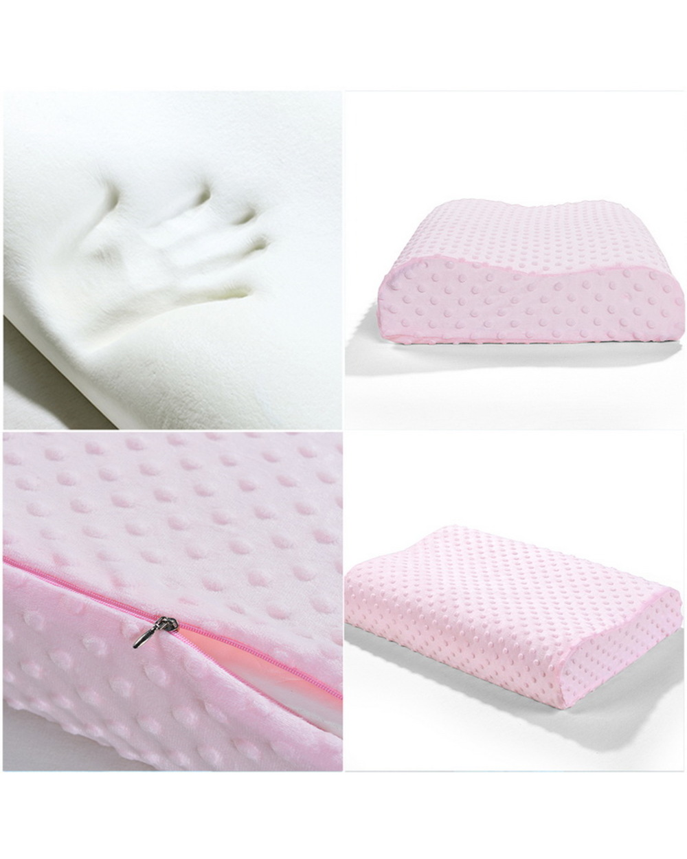 Memory Foam Pillow Bedding Orthopedic Pillow Shaped Neck Protection Slow Rebound Cervical For Neck Pain Relax Sleep Hom front-5