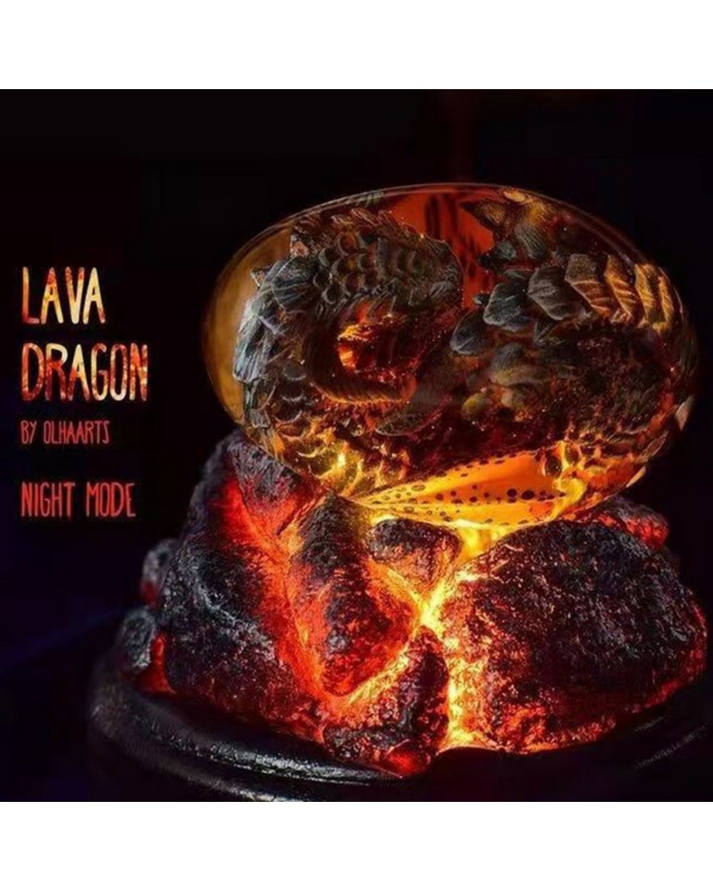 Lava Dragon Egg - Amazing Gift for the FANs of DRAGON front-1