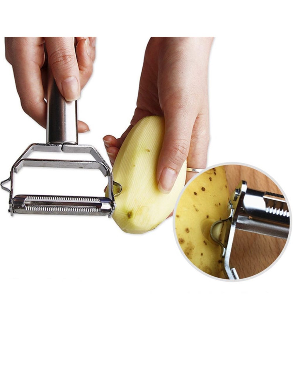 NEW YEAR SALE OFF - STAINLESS STEEL MULTIFUNCTIONAL PEELER front-4