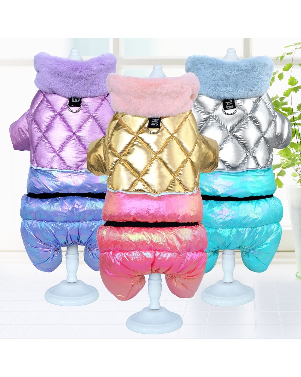 Thick Clothes For Small Large Dogs Winter Warm Pet Puppy Dog Coat Waterproof Dog Jacket Chihuahua Yorkie Bulldog Outfit front-0