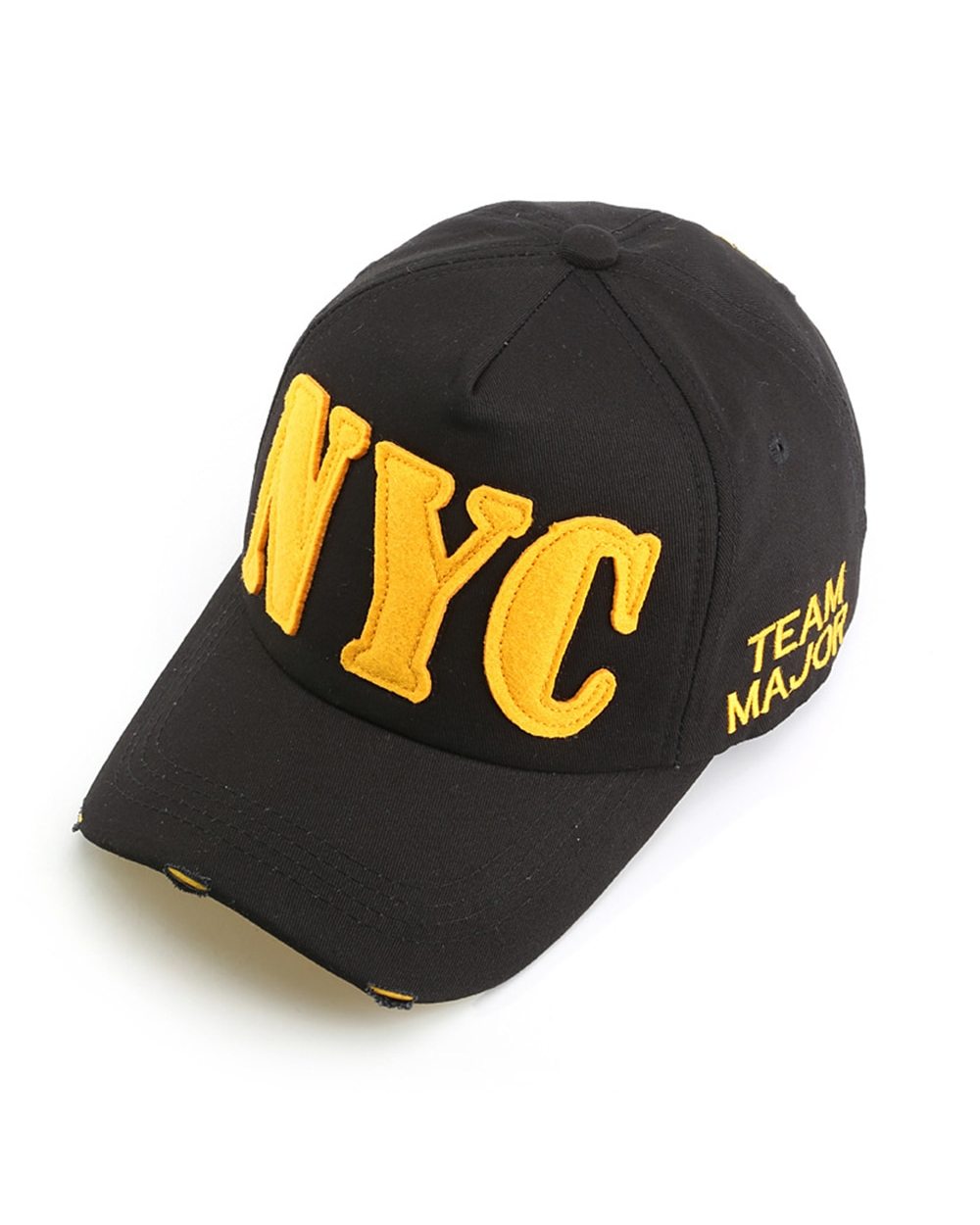 Fs 2022 Winter New York City Baseball Caps For Men Women Stylish Black Yellow Trucker Cap Streetwear Snapback Hip Hop H front-3