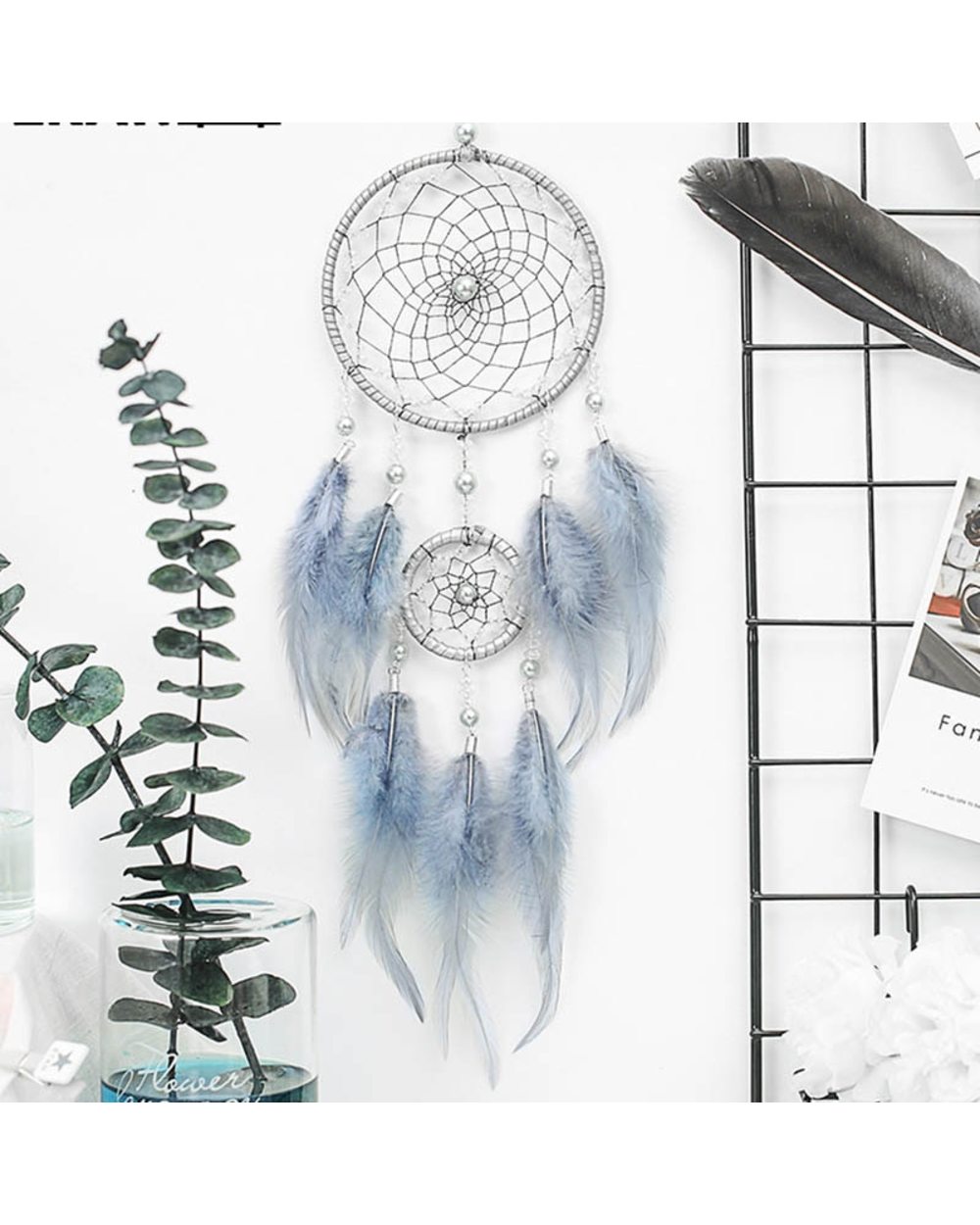 Handmade Indian DreamCatcher Net front-3
