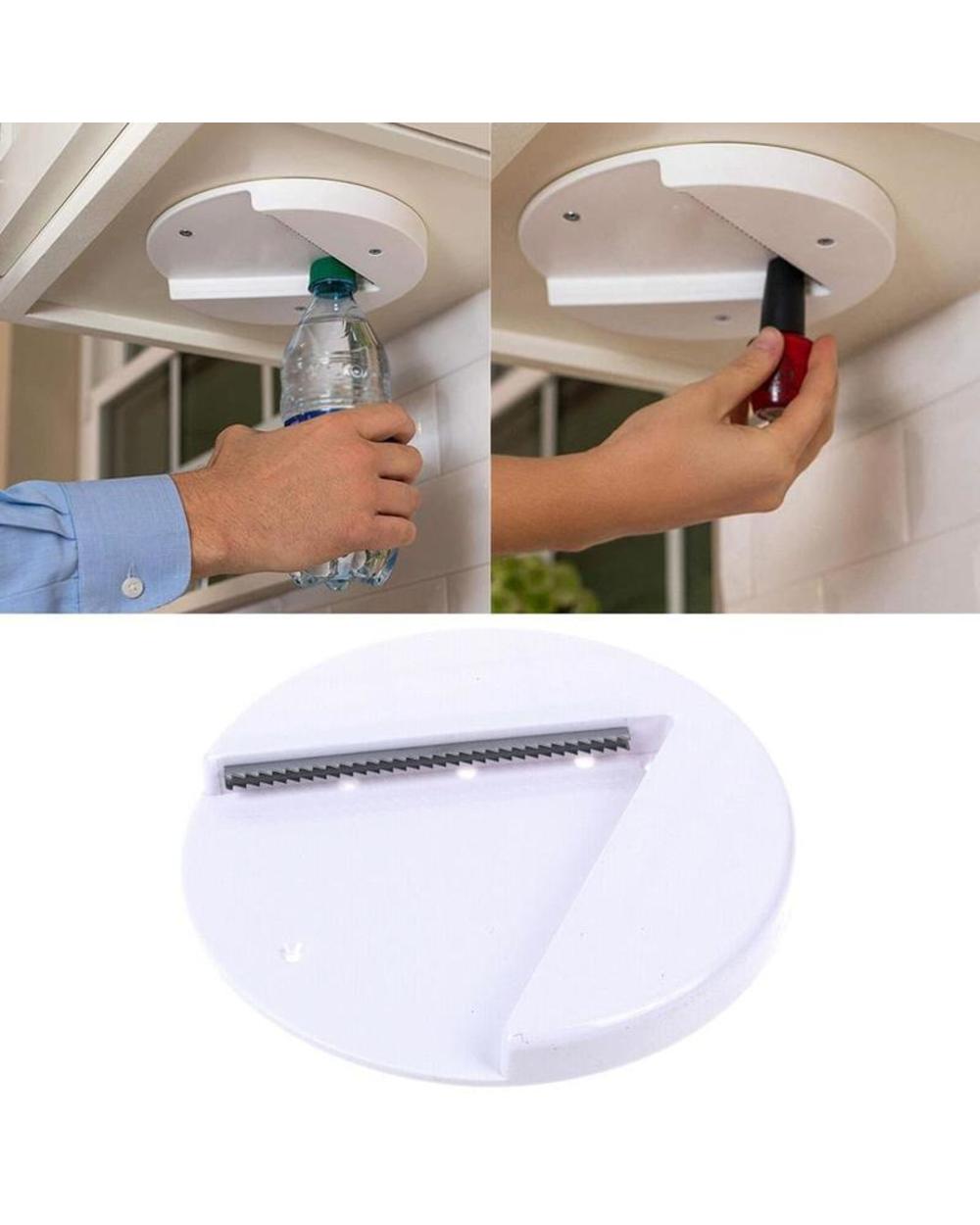 The Grip Jar Opener Under Cabinet Lid Opener Opens Any Size Type of Lid for Arthritis Weak Hands and Seniors Accessories front-4