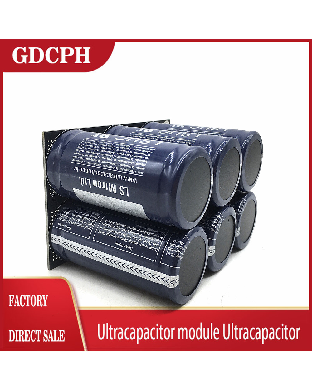 Automotive Rectifier Capacitor 16V100f Supercapacitor 2.8V600f Automotive Starter Capacitor Farad Capacitor front-3