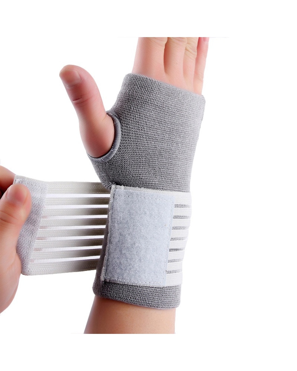 2021 Wristband Wrist Support Weight Lifting Gym Training Wrist Support Brace Straps Wraps Crossfit Powerlifting front-0