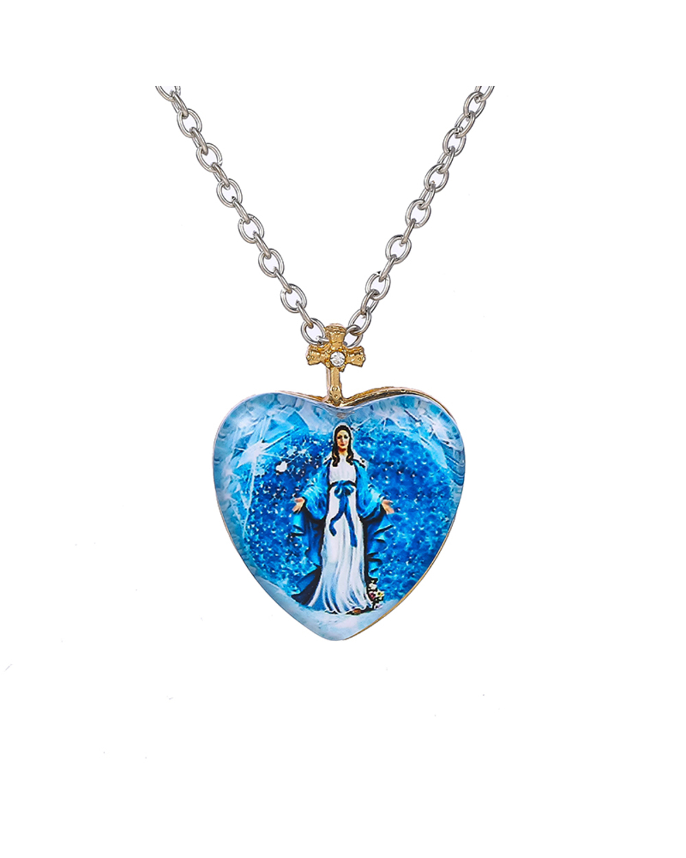Jesus Walking By The Sea Necklace front-3