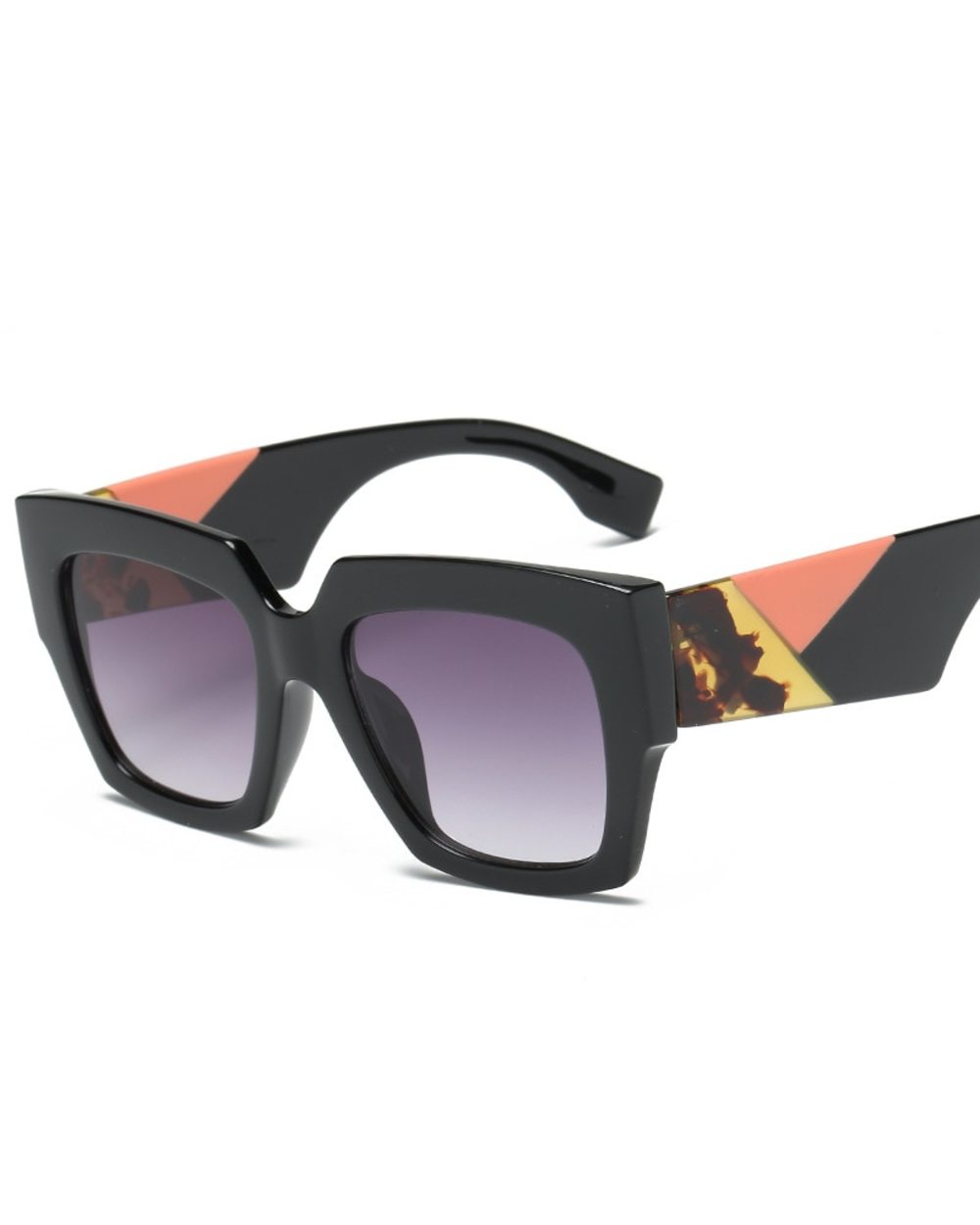 Fashionable Square Oversized Sunglasses Women Men Luxury Brand Designer Sun Glasses Famale Male Retro Eyewear Uv400 Sha front-3